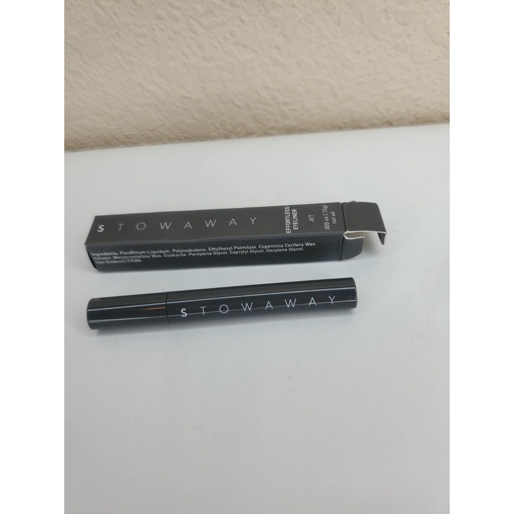 Stowaway Effortless Eyeliner Jet Black‎ .005oz / .15g  NWB